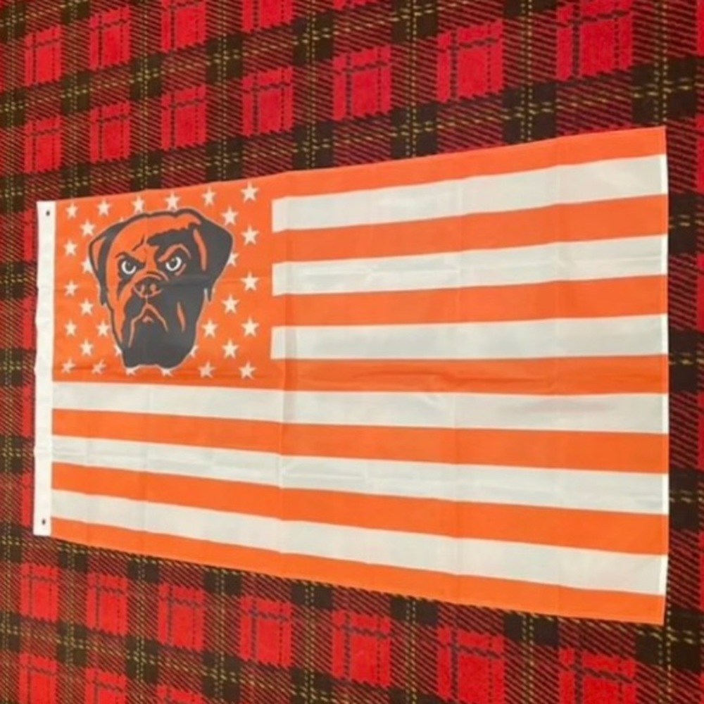 Brand new Cleveland Browns banner flag